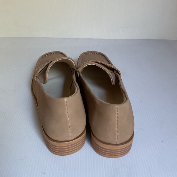 Oasis Society Women’s 7 Flats – Nude Beige Square Toe - Picture 5 of 8